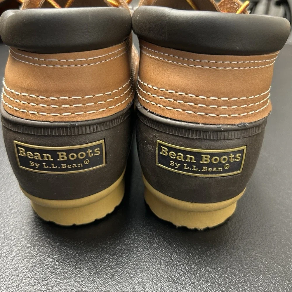 L.L. Bean Gumshoe Boots Men's Size 11 Tan/Bean Boot Brown/Gum Waterproof I M